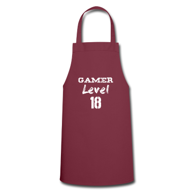 Geschenk zum 18 Schürze - gamer level 18