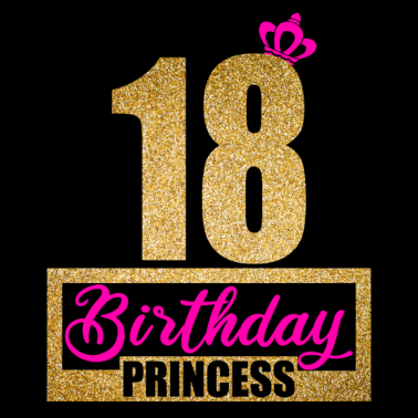Motiv 18. Geburtstag 18 Jahre 18er Birthday Princess