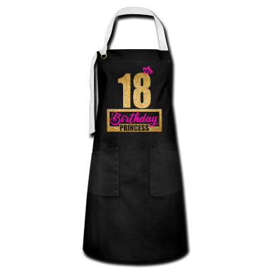 Geschenk zum 18 Schürze - 18. Geburtstag 18 Jahre 18er Birthday Princess