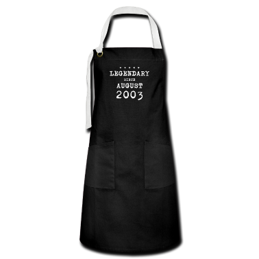 Geschenk zum 18 Schürze - 18. Geburtstag 18 Jahre 2003 August