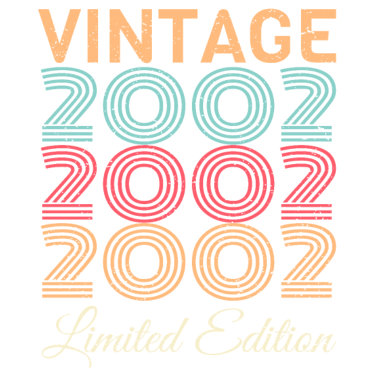 Motiv 18. Geburtstag Vintage 2002 18 Jahre