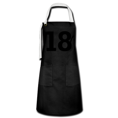 Geschenk zum 18 Schürze - 18