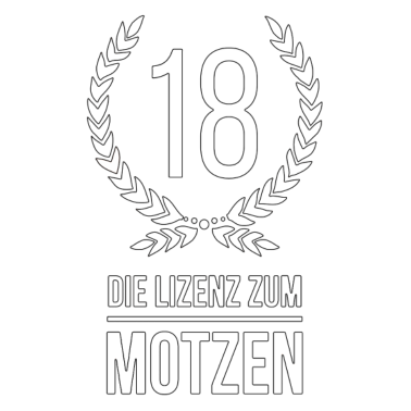 Motiv 18 Jahre alt 18 Geburtstag Erwachsen volljährig