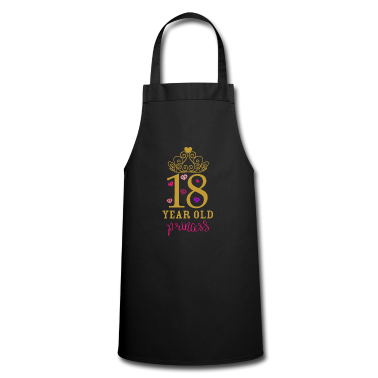 Geschenk zum 18 Schürze - T-Shirt zum 18. Geburtstag für Mädchen | 18 Jahre