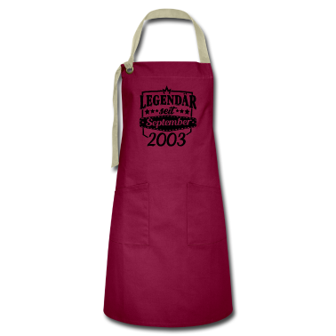 Geschenk zum 18 Schürze - Geschenke zum 18. Geburtstag September 2003
