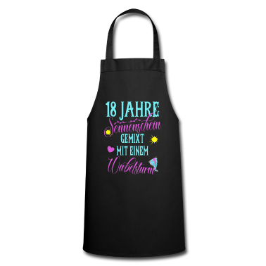 Geschenk zum 18 Schürze - Geschenk zum 18. Geburtstag Jahrgang 18er 18 Jahre