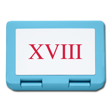 Geschenk zum 18 Brotdose - 18