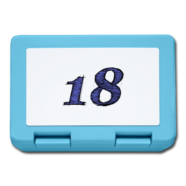 Geschenk zum 18 Brotdose - 18.GB, 18, 18er, Geschenk 18