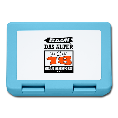 Geschenk zum 18 Brotdose - Geburtstag Das Alter schlägt zu Jahre Years 18