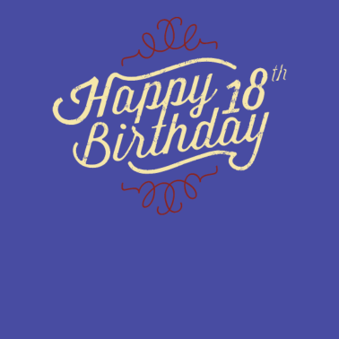 Motiv 18 Jahre retro 18 cream - 2002 18 Geburtstag