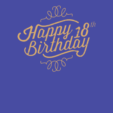 Motiv 18 Jahre retro 18 sand - 2002 18 Geburtstag