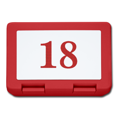 Geschenk zum 18 Brotdose - 18 Geburtstag