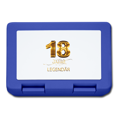 Geschenk zum 18 Brotdose - 18 Jahre Legendär