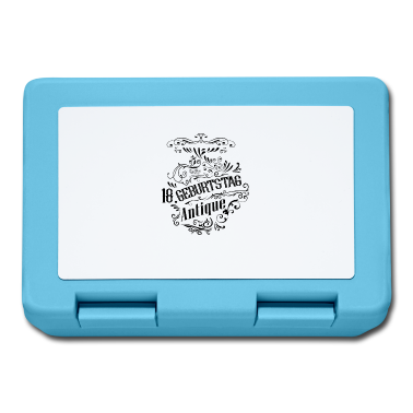 Geschenk zum 18 Brotdose - 18 Geburtstag Vintage