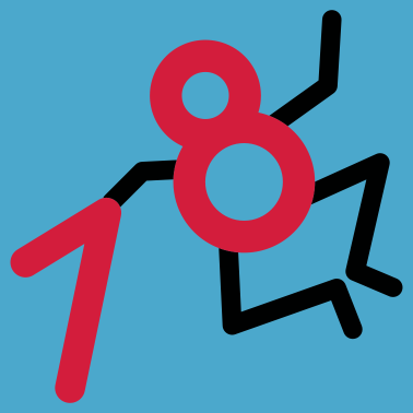 Motiv Endlich: 18 Jahre!