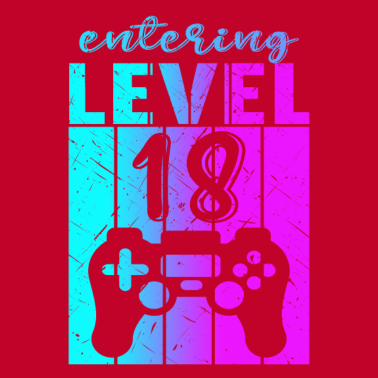 Motiv Level 18 Gaming Controller 18. Geburtstag