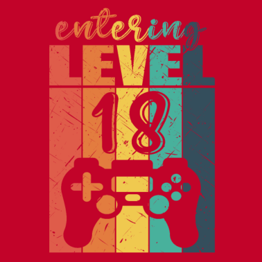 Motiv Level 18 Gaming Controller 18. Geburtstag