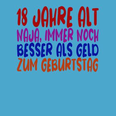 Motiv 18 Jahre 18 Geburtstag Geschenk