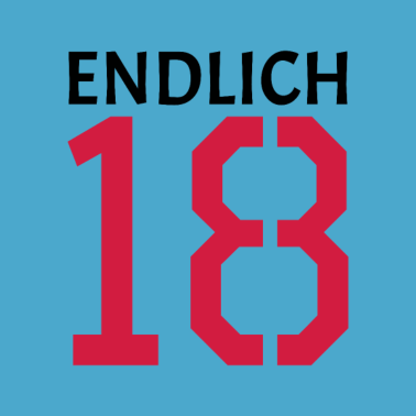 Motiv endlich 18 Geschenk