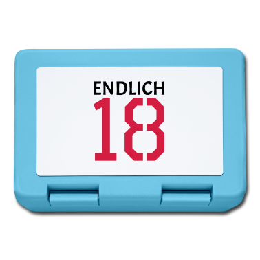 Geschenk zum 18 Brotdose - endlich 18 Geschenk