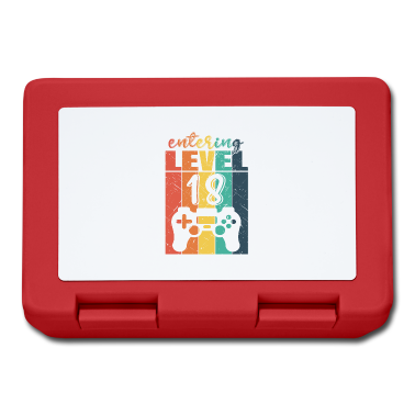 Geschenk zum 18 Brotdose - Level 18 Gaming Controller 18. Geburtstag