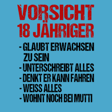 Motiv 18 Jahre 18 Geburtstag Geschenk