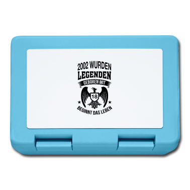 Geschenk zum 18 Brotdose - Mit 18 beginnt das Leben