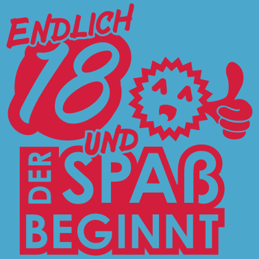 Motiv 18 Jahre & Spaß