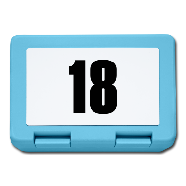 Geschenk zum 18 Brotdose - 18