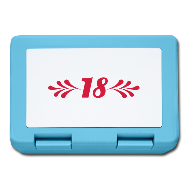 Geschenk zum 18 Brotdose - 18