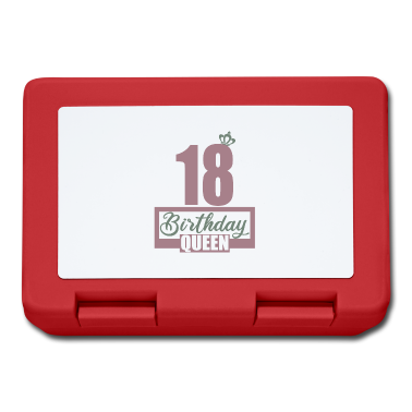Geschenk zum 18 Brotdose - 18. Geburtstag 18 Jahre 18er Birthday Queen