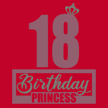 Motiv 18. Geburtstag 18 Jahre 18er Birthday Princess