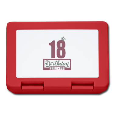 Geschenk zum 18 Brotdose - 18. Geburtstag 18 Jahre 18er Birthday Princess