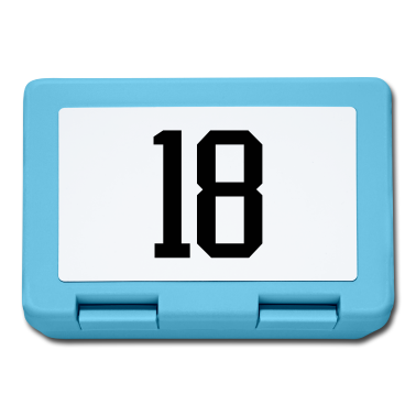 Geschenk zum 18 Brotdose - 18