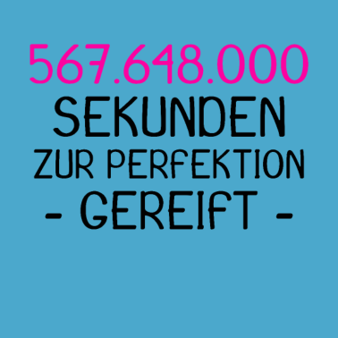 Motiv 18. Geburtstag in Sekunden