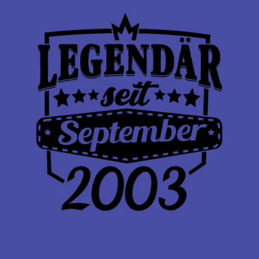 Motiv Geschenke zum 18. Geburtstag September 2003