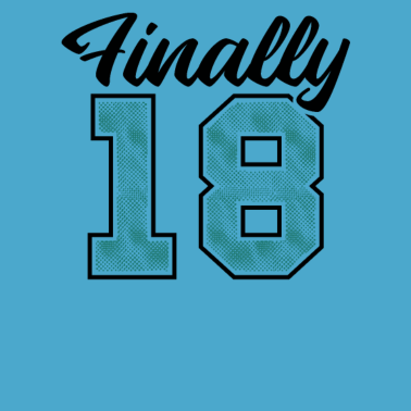 Motiv Finally 18 - Eindlich 18 Jahre - Geburtstag