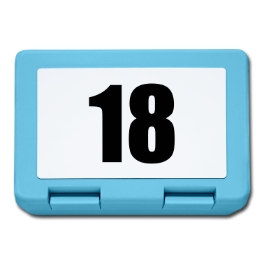 Geschenk zum 18 Brotdose - 18