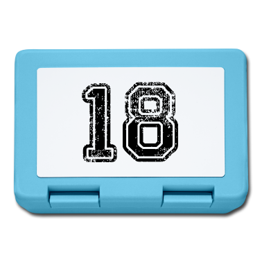 Geschenk zum 18 Brotdose - 18