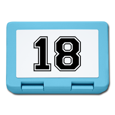 Geschenk zum 18 Brotdose - 18