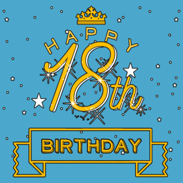 Motiv 18 Birthday Geschenk