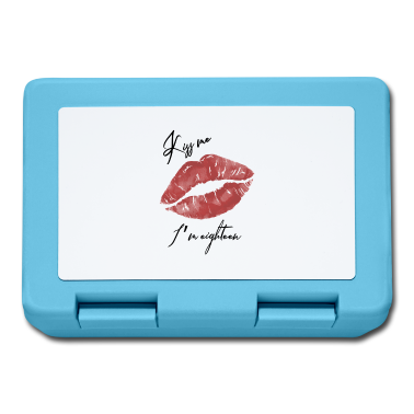 Geschenk zum 18 Brotdose - Kuess mich ich bin 18 Geburtstag Geschenk