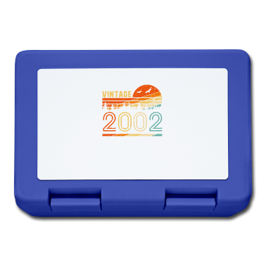 Geschenk zum 18 Brotdose - Vintage 2002 Retro 18. Geburtstagsgeschenk Spaß B-Tag 18