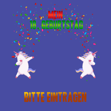 Motiv 18. Geburtstag Gästebuch Party 18 Jahre Geschenk