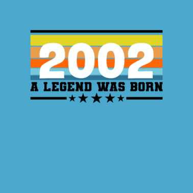 Motiv 18 18. Geburtstag Volljährig 2002 Legend was born