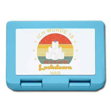 Geschenk zum 18 Brotdose - Lockdown 18. Geburtstag