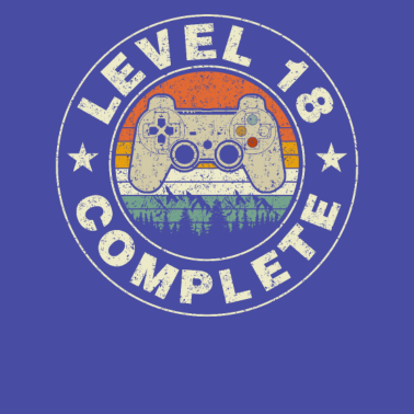 Motiv 18. Geburtstagsgeschenk für einen Gamer Men Gaming Level 18