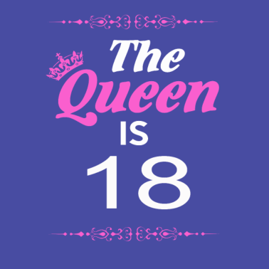 Motiv 18. Geburtstag Die Königin ist 18 2001