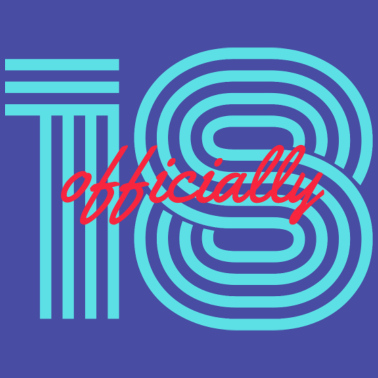 Motiv Endlich offiziell 18. Jahre alt / 18. Geburtstag