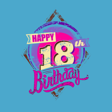 Motiv 18 Jahre on light Geschenk - 2002 18 Geburtstag